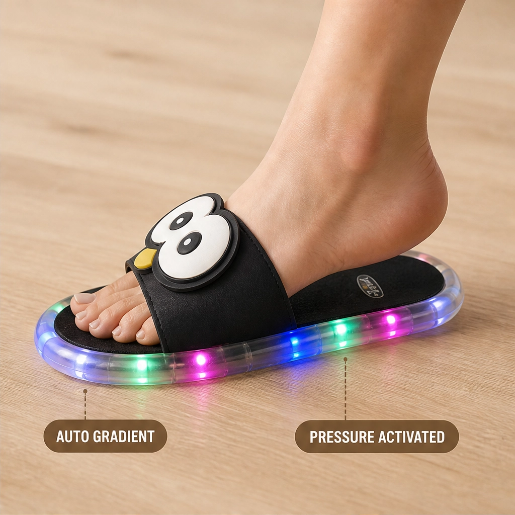 Glimmaro™ – Color-Changing LED Glow Cartoon Slide Sandals + 50% OFF