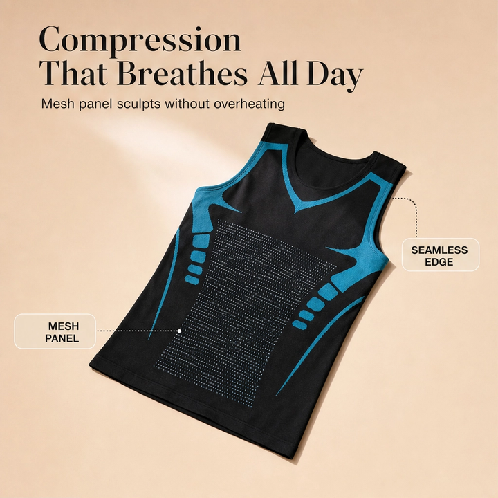 Coreline™ – Compression Slimming Tank Top for Men + 50% OFF