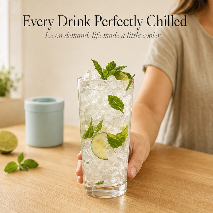 Frostwick™ – Press-to-Release Silicone Ice Cube Cup with Snap-Out Cubes &amp; Stackable Design + 50% OFF