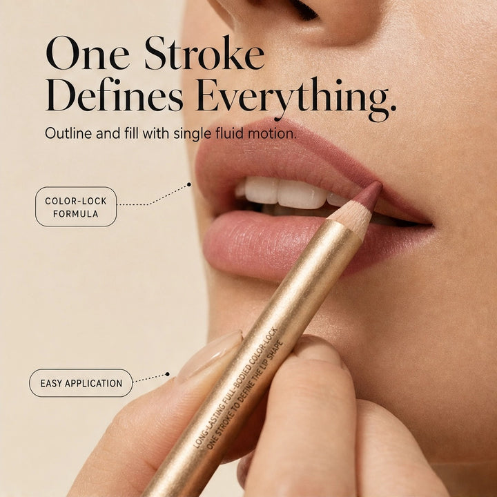 Pouté™ – Velvet Matte Lip Liner Set | 12 Smudge-Proof Shades + 50% OFF