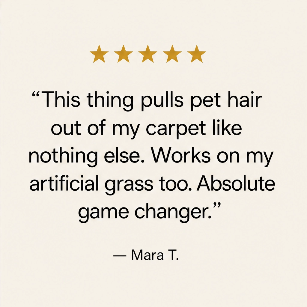TurfCraft™ – Telescopic Wide-Head Grooming Rake for Turf, Carpet &amp; Lawn + 50% OFF