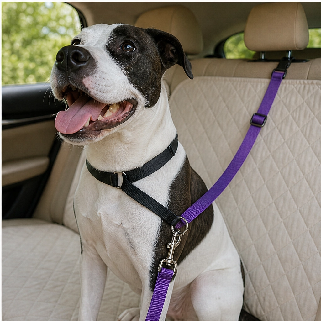 Anchorpaw™ – 2-in-1 Adjustable Dog Car Seat Belt &amp; Walking Leash + 50% OFF
