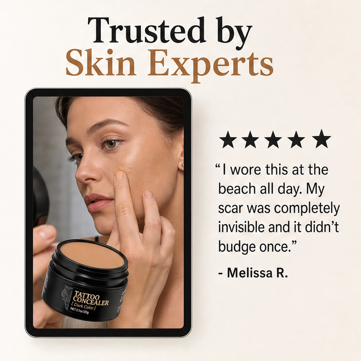 Veilura – Dual-Shade Custom-Match Waterproof Scar &amp; Tattoo Concealer + BUY 1 PICK 1