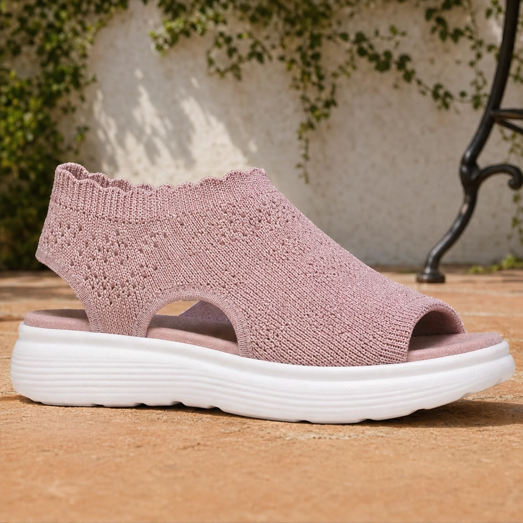 Willowstep™ – Breathable Knit Cushioned Platform Sandals + 50% OFF
