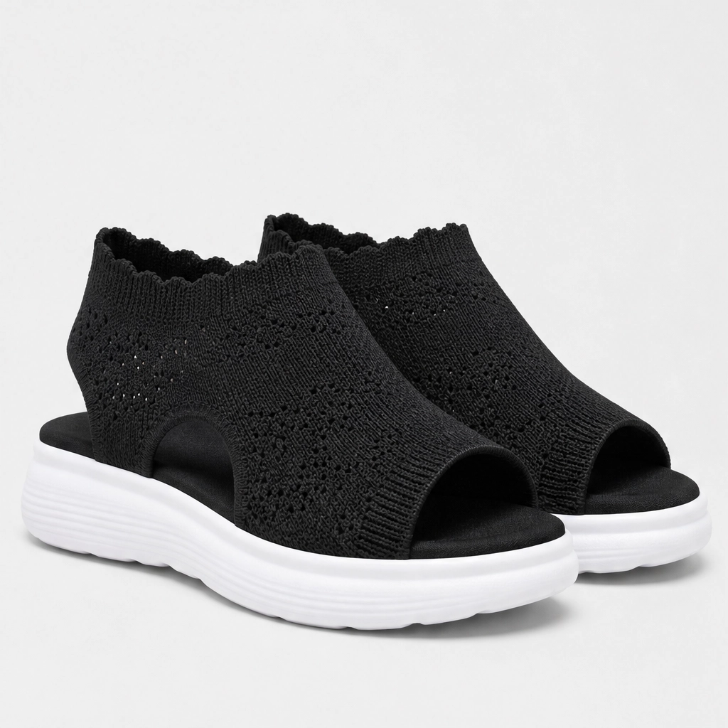 Willowstep™ – Breathable Knit Cushioned Platform Sandals + 50% OFF