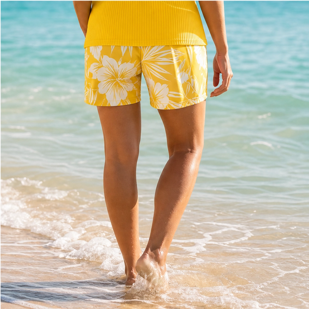 Sundrift™ – Tummy-Smoothing Twist-Front Tankini &amp; Boxer Short Swim Set + 50% OFF