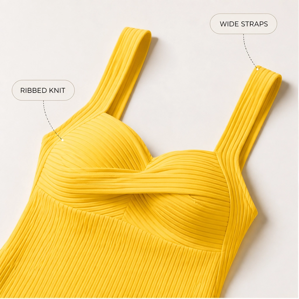 Sundrift™ – Tummy-Smoothing Twist-Front Tankini &amp; Boxer Short Swim Set + 50% OFF