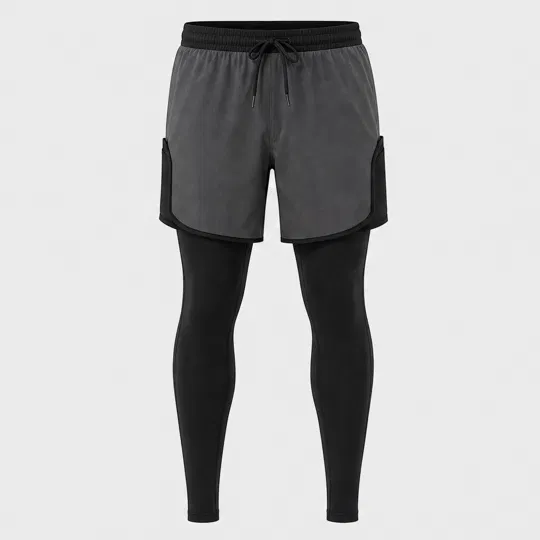 Strydex™ – 2-in-1 Compression Running Tights with Built-In Shorts &amp; Hidden Phone Pocket + 50% OFF