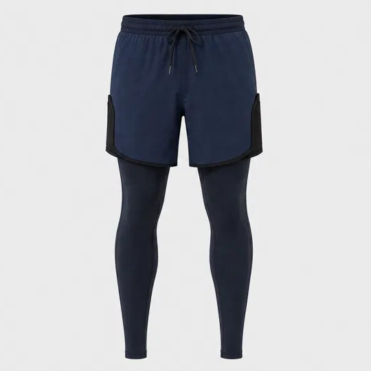 Strydex™ – 2-in-1 Compression Running Tights with Built-In Shorts &amp; Hidden Phone Pocket + 50% OFF