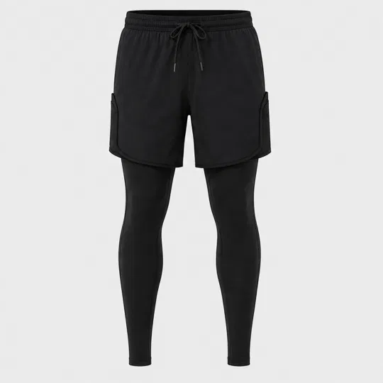 Strydex™ – 2-in-1 Compression Running Tights with Built-In Shorts &amp; Hidden Phone Pocket + 50% OFF