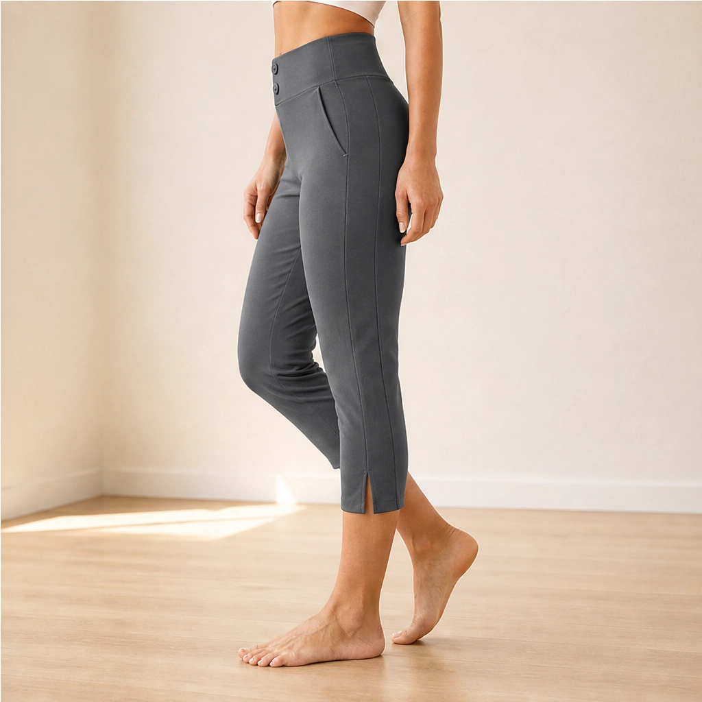 Sculptelle™ – Tummy-Sculpting 4-Way Stretch Capri Yoga Pants + 50% OFF