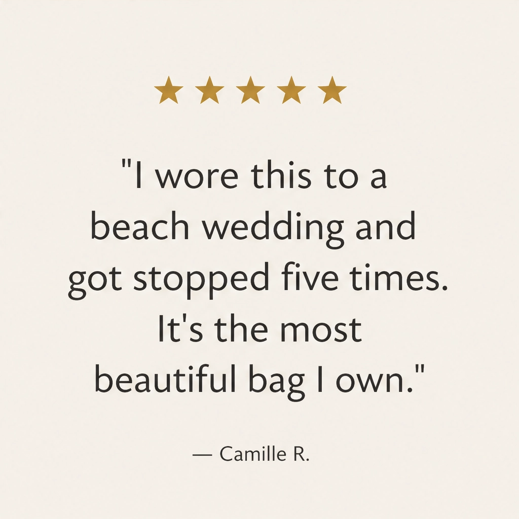 Dunecove™ – Handwoven Crochet Straw Shoulder Bag with Wooden Bead Handles + 50% OFF