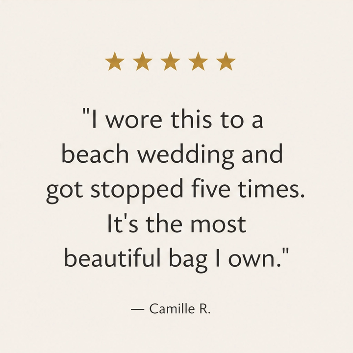 Dunecove™ – Handwoven Crochet Straw Shoulder Bag with Wooden Bead Handles + 50% OFF