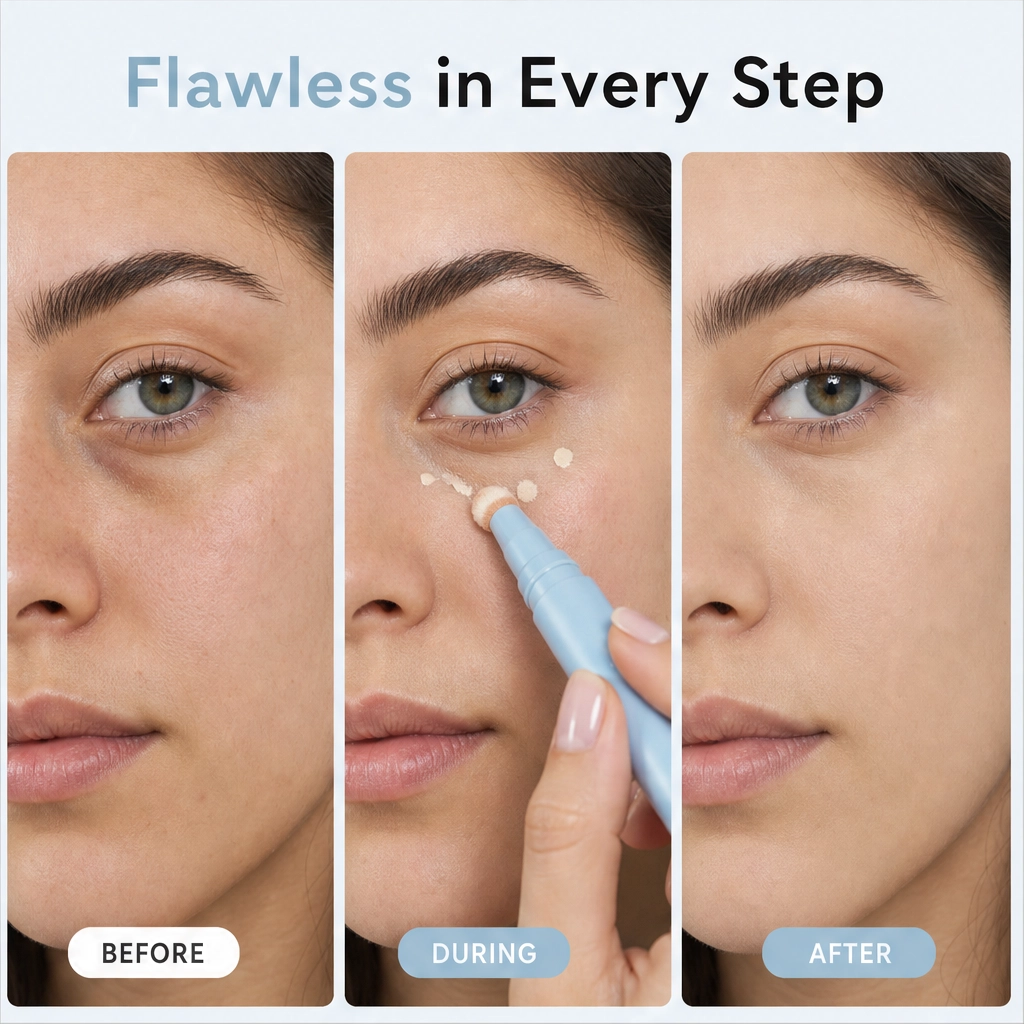 Luméa – Hydrating Crease-Proof Concealer &amp; Powder Pen + 1+1 FREE