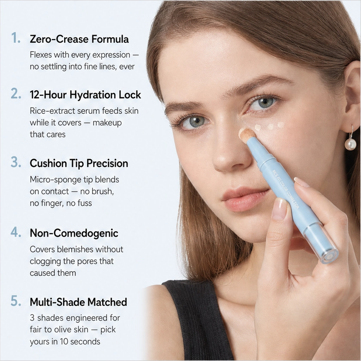 Luméa – Hydrating Crease-Proof Concealer &amp; Powder Pen + 1+1 FREE