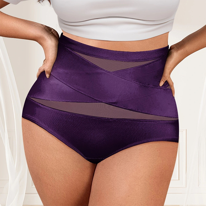 Silhova – High-Waist Cross-Compression Tummy Control Panties + 1+1  FREE