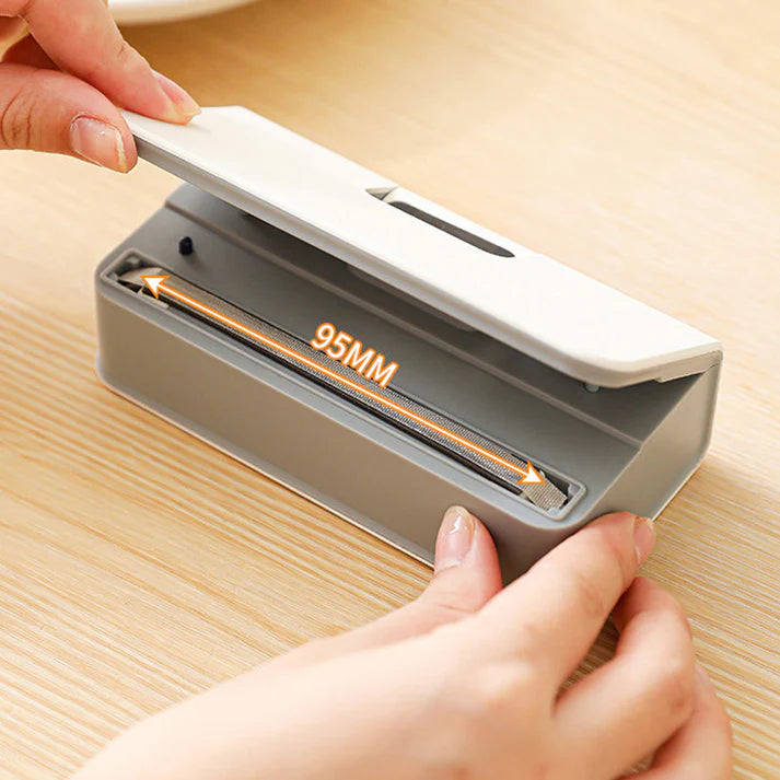 Krispen™ – 2-in-1 Rechargeable Mini Bag Sealer &amp; Cutter with 6 Heat Settings + 50% OFF