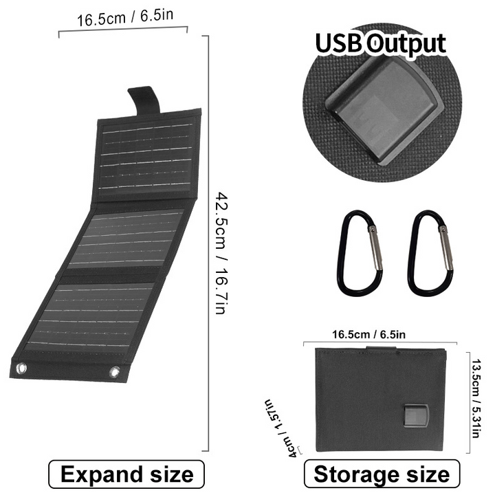 Trekvolt™ – Foldable USB Solar Panel for Hiking &amp; Camping + 50% OFF
