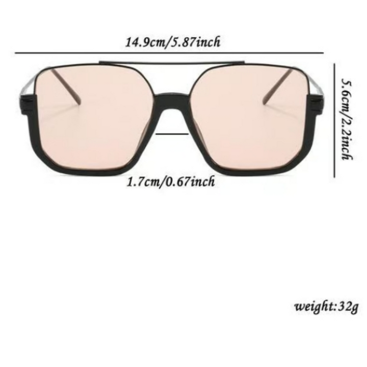 Solette™ – Oversized Retro Tinted-Lens Sunglasses + 50% OFF