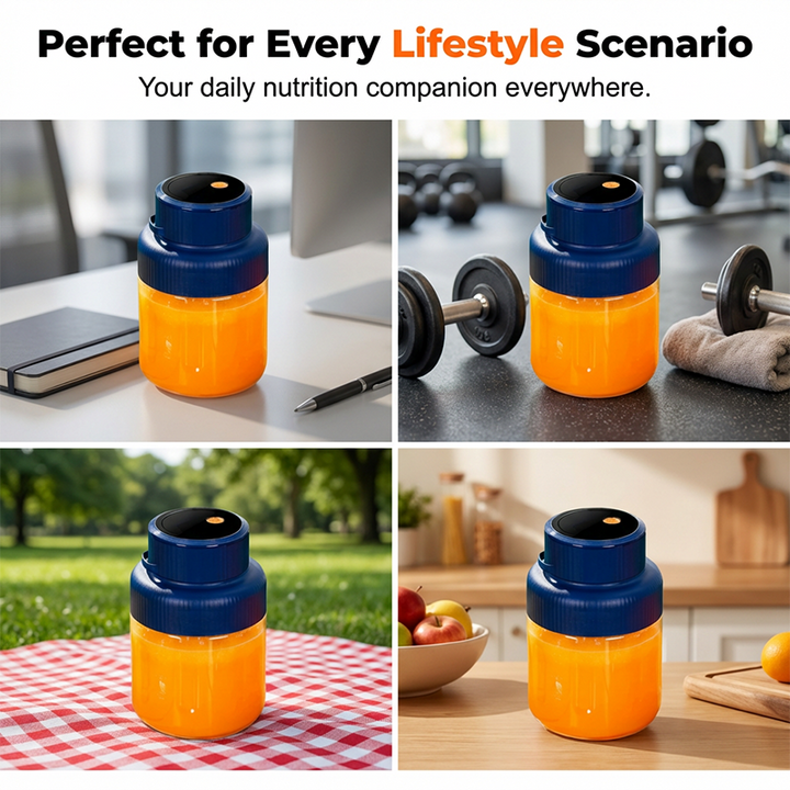 Vivara™ – 1300ml Cordless Portable Blender with Ice-Crushing Motor &amp; One-Button Operation + 50% OFF