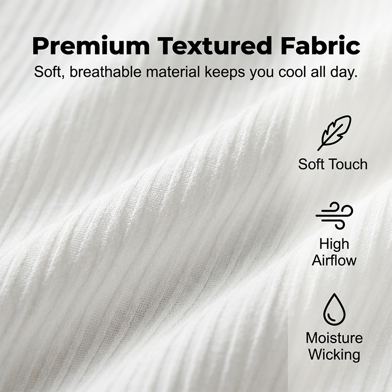 Driften™ – Textured Breathable Short-Sleeve Shirt &amp; Pants Set + 50% OFF