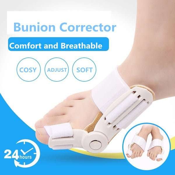 Solea™ – Adjustable Hinged Bunion Corrector with Soft Metatarsal Pad + 50% OFF
