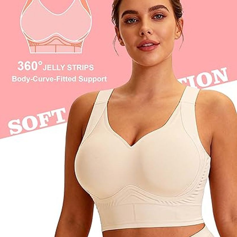 Solace™ – Seamless Full-Coverage Wireless Support Bra + 50% OFF