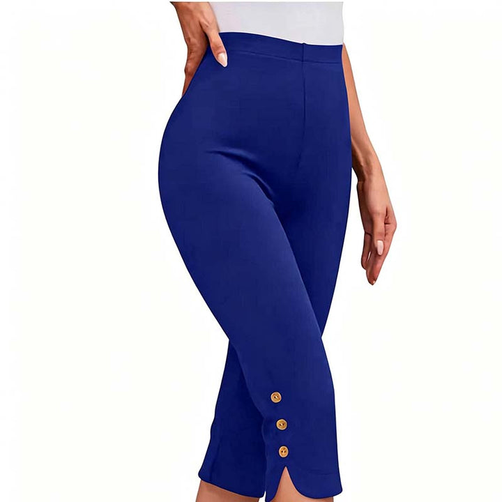 Velora™ – High-Waist Tummy-Control 4-Way Stretch Capris + 50% OFF