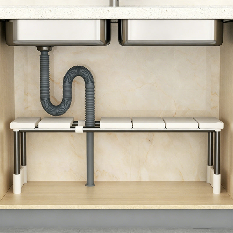 Alcove – Expandable Under-Sink Shelf with Removable Panels &amp; No-Wobble Frame + 50% OFF