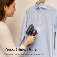 Glidewell™ – Handheld Steam Iron with 10-Second Heat & 6 Fabric Modes + 50% OFF